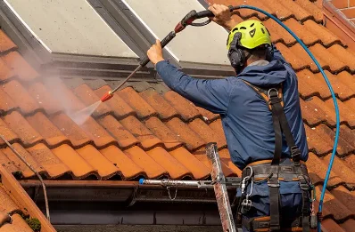 Démoussage et hydrofuge de toiture au Compas
