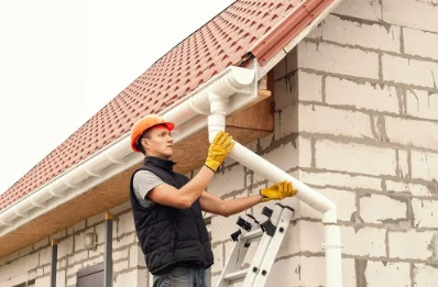 Pose et remplacement de gouttières au Compas